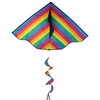 In the Breeze 3329 — 72-inch Rainbow Stripe Delta Kite