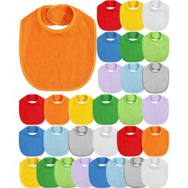 JaGely Baby Drool Bibs for Boys Girls Multicolor Cotton Waterproof Feeder Newborn Teething and Drooling
