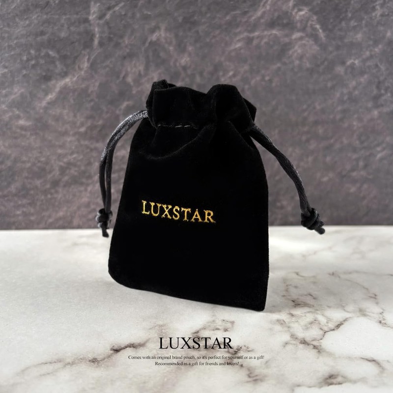 LUXSTAR Earrings, Hoop Ring, Simple, Men's, Women's, Stainless Steel, Hypoallergenic,