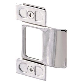 Prime-Line Products U 9488 Adjustable Door Strike, Chrome Plated, 2-Piece