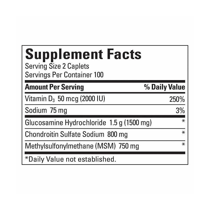 Nature Made TripleFlex Triple Strength+D3, 200 Caplets,Exp:08