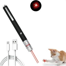 Pointer Pen for Cats Dogs Pet Laser Pointer Cat Toys Indoor Interactive Chase Cats Toy Laser Light Pointer,Long Range Teaching/Presentation Pen:_red