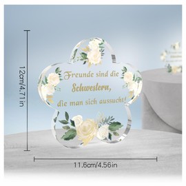 Engraved acrylic plaque, gift best friend, best friend gifts, gift girlfriend birthday, cool gifts best friend