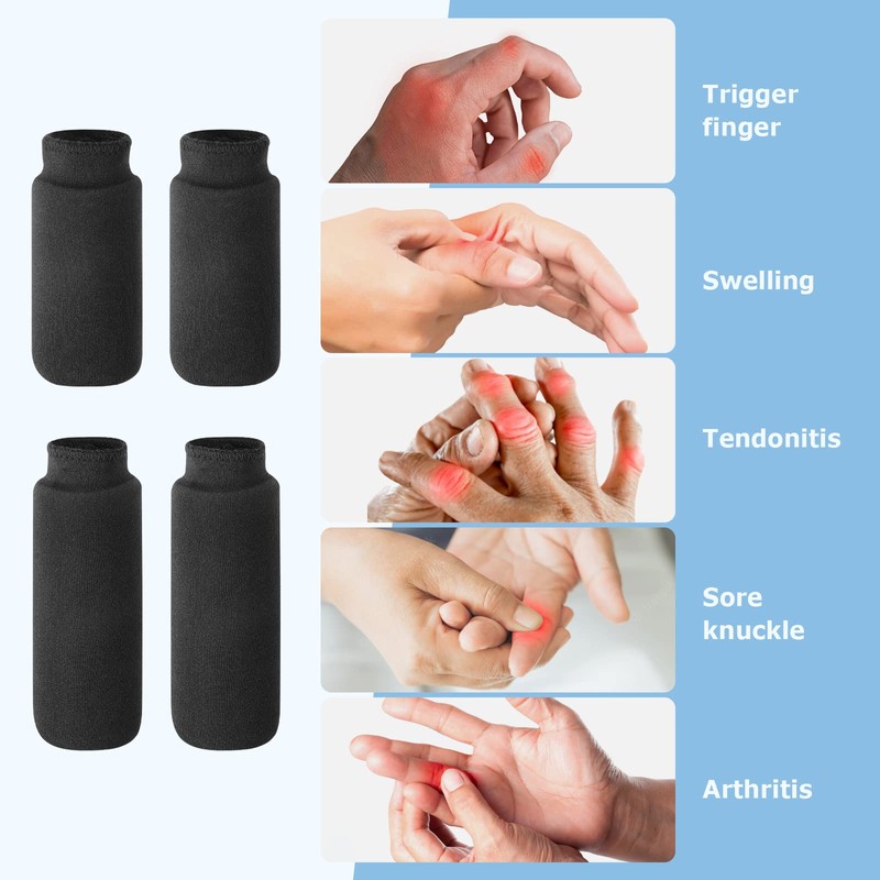 Helthrelife Finger Ice Sleeves 2 Ice Packs for Fingers, Thumbs