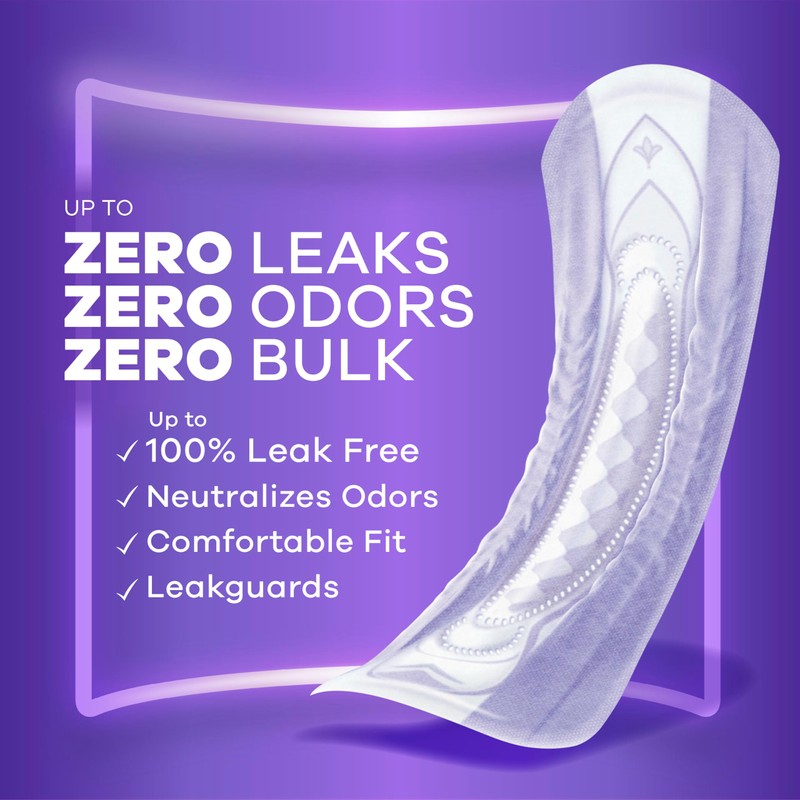 Always Discreet Adult Incontinence Pads for Women, Drier, 5 Drop
