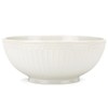 Lenox White French Perle Groove Medium Serve Bowl, 3.20 LB