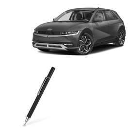 BoxWave Stylus Pen Compatible with Hyundai 2024 IONIQ 5 Display (12.3 in) - FineTouch Capacitive Stylus, Super Precise Stylus Pen - Jet Black