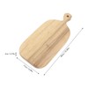 Wood Cutting Board with Handle Hand Polished Beautiful Chopping Board