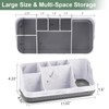 GFWARE Marble Bathroom Countertop Organizer - Detachable 7 Slots Kids