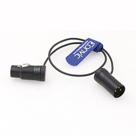 Eonvic Low Profile 3 Pin XLR Male to Female Audio Cable for Sound Devices 633 688 788T 302 552 Zaxcom