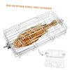WOONEKY High Temperature Resistant Stainless Steel Rotating Cage for Fish