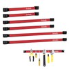 Rechabite 12" 18" 24" Magnetic Tool Holder Strip, Red Magnet