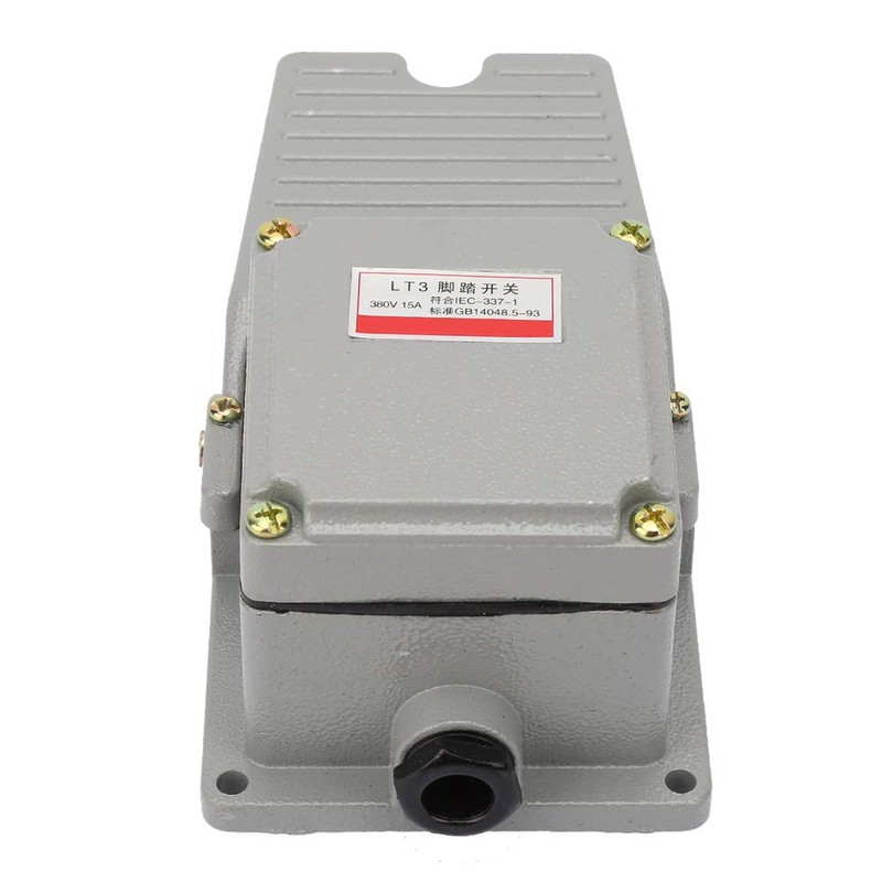 Foot Switch Non-Slip Pedal Control Power Switch Aluminium Shell Momentary