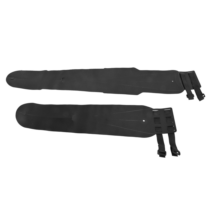 2pcs Bicycle Fenders PP Waterproof Rollable Bike Front Rear Mudguard