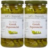 Jeff's Naturals Sliced Golden Greek Peperoncini - 12 oz -