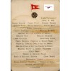 RMS TITANIC 1ST & 2ND CLASS BREAKFAST MENUS REPLICA SET.