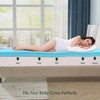 CHUN YI Memory Foam Mattress Topper, Gel Infused Bed Topper