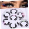 TOVINANNA Curl Lash Extensions 7 Pairs False Eyelashes Women's Lash
