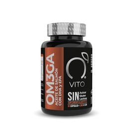 VITO Vitaminas Totales | Omega 3 Salmon Oil | Aceite de Salmón Noruego con 600 mg de EPA y DHA | Frasco con 90 Cápsulas de 1,916 mg