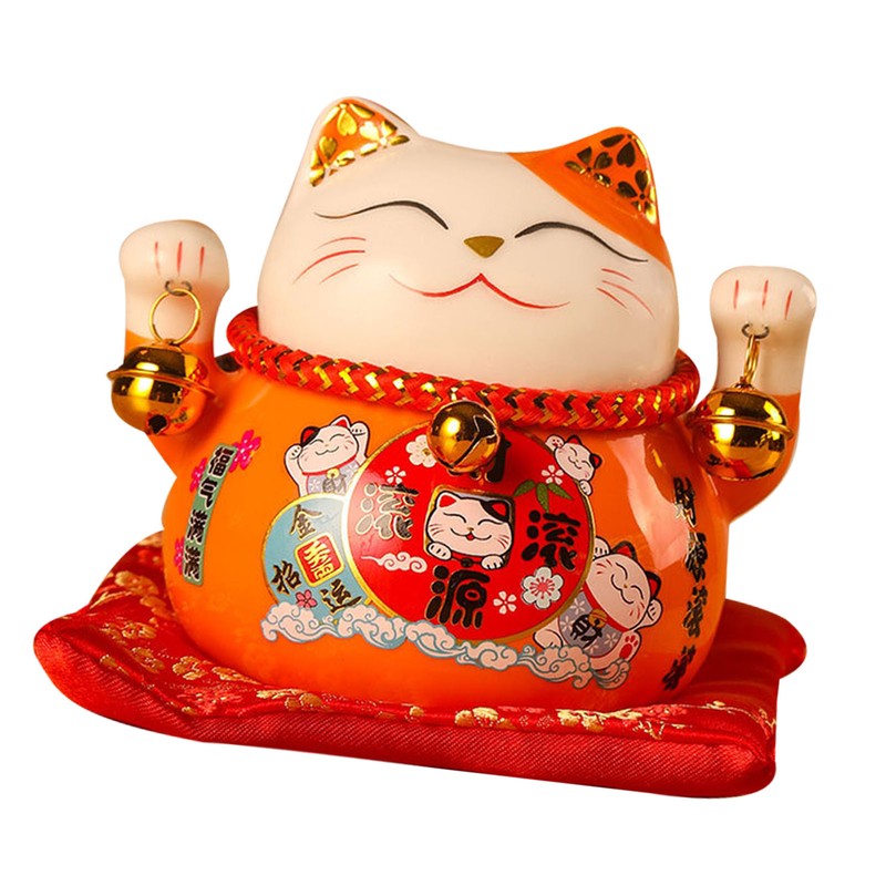 Lucky Cat Coin Bank 4.5in Exquisite Cute Bring Luck Good