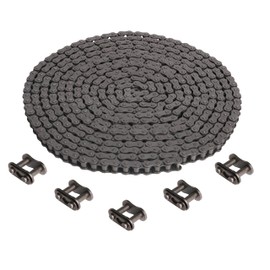 Riyhch #08B Roller Chain 20 Feet 428 Carbon Steel Chains with 5 Connecting