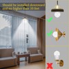 Aukora Motion Sensor Light Bulbs 4-Pack, 12W (100-Watt Equivalent) E26