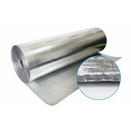 Double FOIL, Regular Bubble Reflective Insulation WRAP 6" X 100' R8