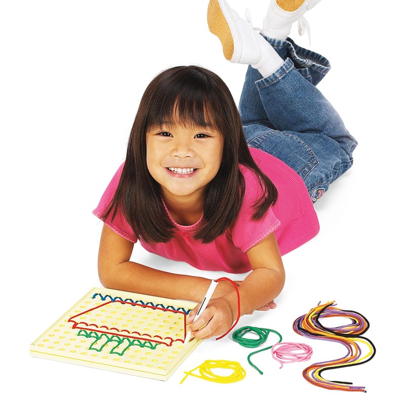 Learning Resources String-Along Lacing Kit, Fine Motor Toy, EYFS, Preschool