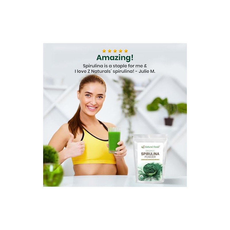 Organic Spirulina Powder, 1 Lb by Sunburst Superfoods