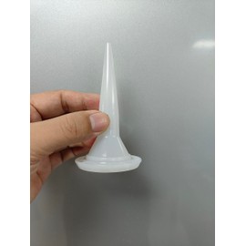 JL&LOVE Universal model sausage glue gun nozzle, reusable, made of environmentally friendly materials, white, 20 pieces