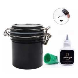 Dbmb Contenedor Almacenamiento Para Pegamento + Pegamento Pestaña