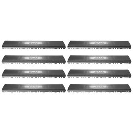 VViViD Elite Garage Modular Floor Tiles - Professional Grade, Thick, Non-Slip, Ultra Strong (60,000 lbs, 2500 PSI), Easy to Use 8 Pack (Grey, 15.5" x 2.75" x 0.9")