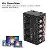 4 Channel Mini Mixer, Passive Mini Sound Mixer, Mini Stereo