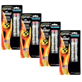 PC Products PC-Fahrenheit Hi-Temp Epoxy Adhesive, 1 oz Stick, 4-Pack, Brown (24546)