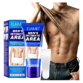 Crema Depilatoria Íntima Para Hombre Todo El Cuerpo+espátula