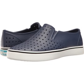 Native Shoes, Miles, Adult Shoe, Regatta Blue/Shell White, 15 M US Women/13 M US Men