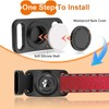 [2 Pack] Waterproof AirTag Dog Collar Holder Case, Silicone Full-Body