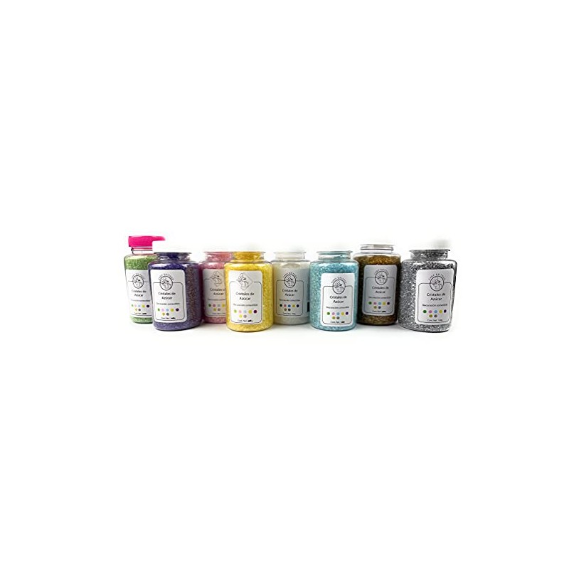250g Azúcar Cristal Comestible Decorativa Sprinkles (Plateado)