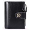 SENDEFN Women's Bifold Genuine Leather Wallet, Anti-Skimming, Coin Purse, Large