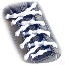 CordonShoe elastic no-tie shoelaces (White)