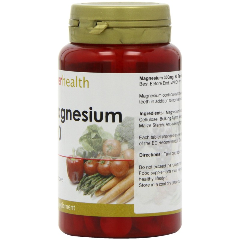 Power Health 300mg Magnesium - Pack of 90 Tablets
