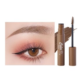 BINGBRUSH 2Pcs-Tinted Thickening Brow Mascara,Brow Fast Sculpt,Waterproof, Transfer-proof, Brush to Fill in Eyebrows and Cover Gray Hairs - Cruelty Free (01# Dark Brown)
