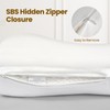 Thickened Satin Pillowcase for Zelimun Cervical Pillow, Contour Pillowcase, Smooth