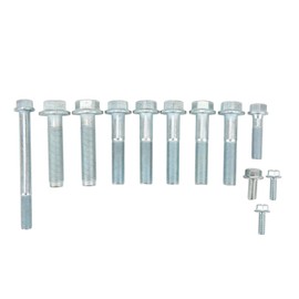 12PCS Transmission Bolt Kit Complete Metal Replacement for Acura B16 B18 B20 Hydro 5spd