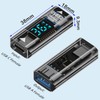 LUIRSAY USB C to USB Adapter 10Gbps 12V/3A LED Display