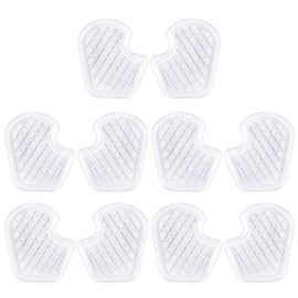 5 Pairs of Transparent Forefoot Pads, Non-Slip Insoles, Soft Anti-Wear Insoles, Foot Pads, Foot Protection Pads, Shoe Accessories