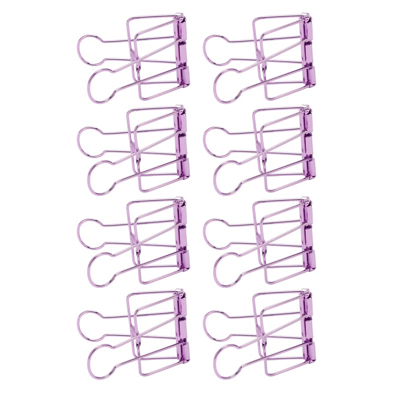 30Pcs Wire Binder Clips 2in Wide Hollow Out Strong Metal