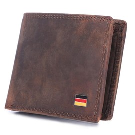 Hodalump Genuine Leather Men's Wallet in Gift Box with RFID Protection (6 Variants) Leather, Germany