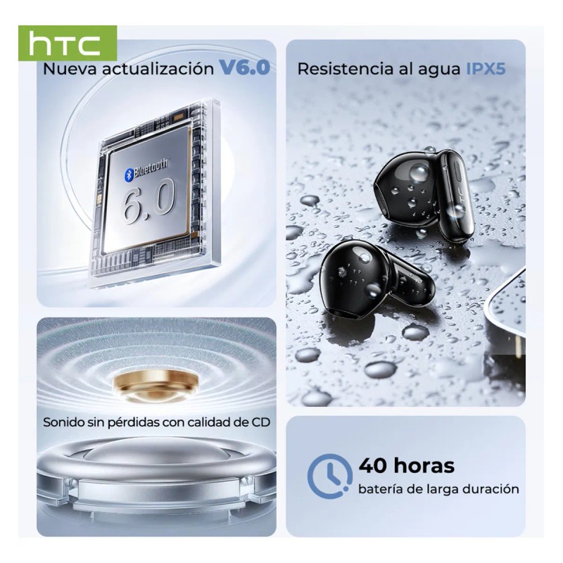 Audifonos In-ear Inalmbricos Htc Ne68 Ai Audifonos Traductores Con Smart