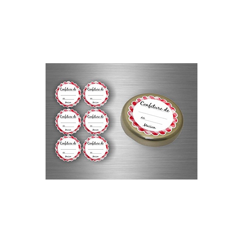 Set Sticky Label Sticker Jam Preserves – Pack of 96